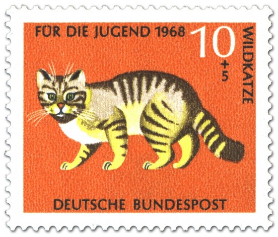Briefmarke: Wildkatze