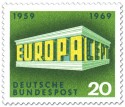 Briefmarke: Europamarke 1969 (Tempel)