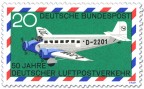 Briefmarke: Junkers Ju 52 Luftpost