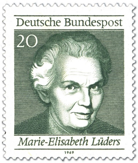 Briefmarke: Marie Elisabeth Lüders (Frauenrechtlerin)