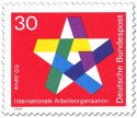 Briefmarke: Stern (Internationale Arbeiterorganisation IAO)