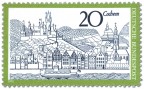 Briefmarke: Cochem an der Mosel (Stadtansicht)