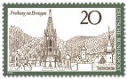 Briefmarke: Freiburg im Breisgau (Stadtansicht mit Münster)