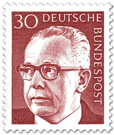 Briefmarke: Gustav Heinemann (30)