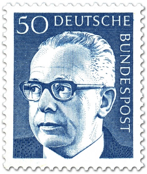 Briefmarke: Gustav Heinemann (50)