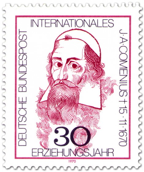 Briefmarke: Johann Amos Comenius (Philosoph, Theologe)