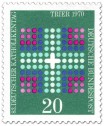 Briefmarke: Kreuz - Katholikentag Trier 1970