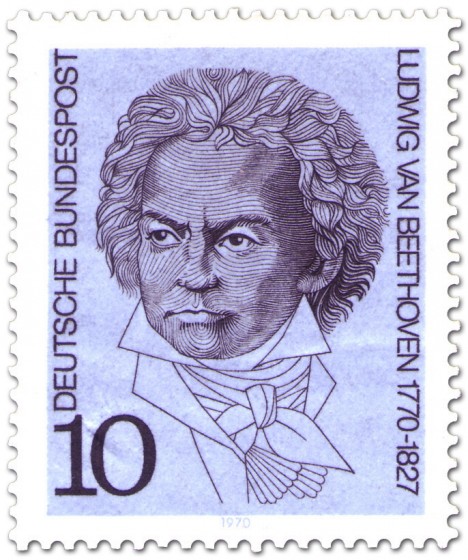 Briefmarke: Ludwig van Beethoven (Komponist)