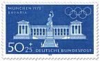 Briefmarke: München Bavaria und Ruhmeshalle