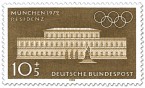 Briefmarke: München Residenz