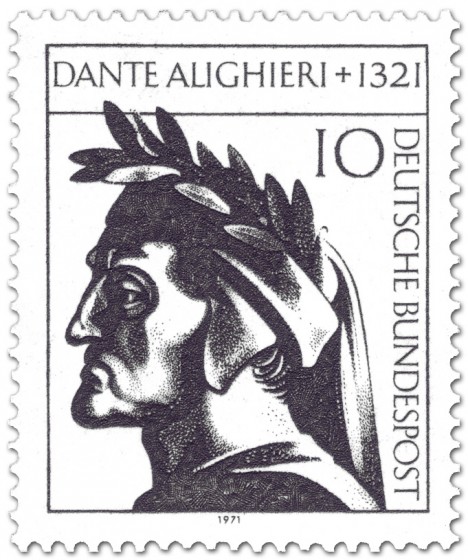Briefmarke: Dante Alighieri (Dichter, Philosoph)