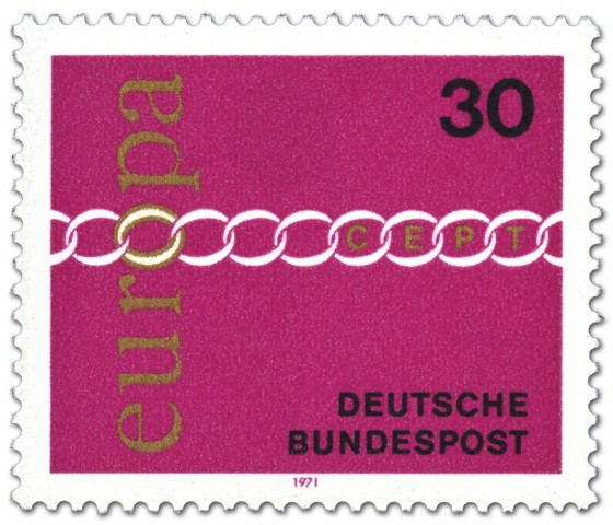Briefmarke: Europamarke 1971 Kette 30
