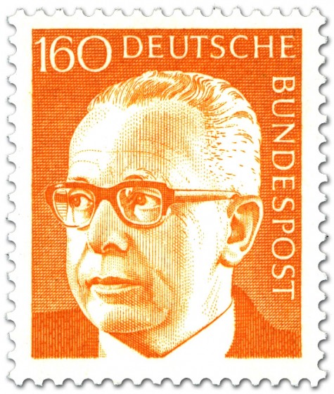 Briefmarke: Gustav Heinemann (160)