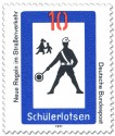 Briefmarke: Verkehrsschild: Schülerlotse