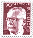 Briefmarke: Gustav Heinemann (190)