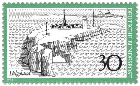 Briefmarke: Insel Helgoland