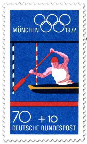 Briefmarke: Kanuslalom (Olympische Sommerspiele 1972 in München)