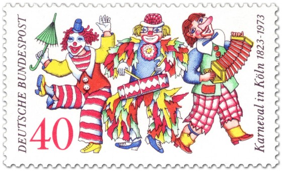 Briefmarke: Karneval In Köln - Jecken