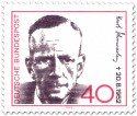 Briefmarke: Kurt Schumacher (SPD Politiker)