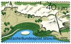Briefmarke: München: Mehrzweckhalle und Schwimmstadion