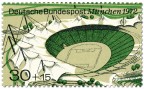 Briefmarke: Olympiastadion München 1972