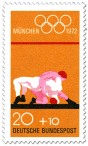 Briefmarke: Ringer ringen (Olympische Spiele 1972)