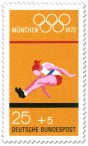 Briefmarke: Weitsprung (Olympische Sommerspiele 1972 in München)