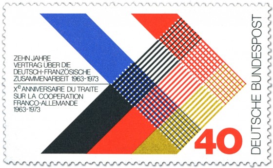 Briefmarke: Deutsch Franzoesische Zuammenarbeit