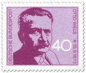 Briefmarke: Otto Wels (Politiker)