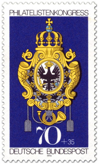 Briefmarke: Posthausschild Preußen