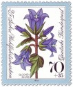 Briefmarke: Blaue Glockenblume