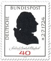 Briefmarke: Friedrich Gottlieb Klopstock (Dichter)