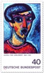 Briefmarke: Blauer Kopf - Alexej von Jawlensky