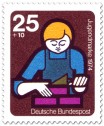 Briefmarke: Mauern, Ausbildung (Jugendmarke)