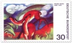 Briefmarke: Rehe von Franz Marc