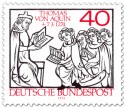 Briefmarke: Thomas von Aquin Vorlesung