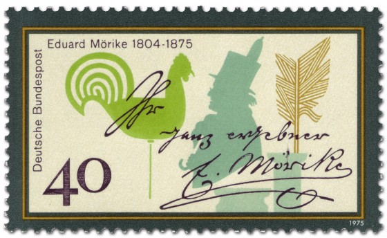 Briefmarke: Eduard Mörike (Erzähler, Pfarrer)