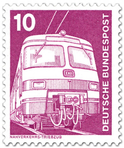 Briefmarke: E-Lok Nahverkehrstriebzug ET 420/421