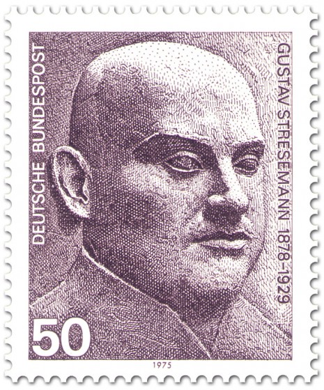 Briefmarke: Gustav Stresemann (Politiker)