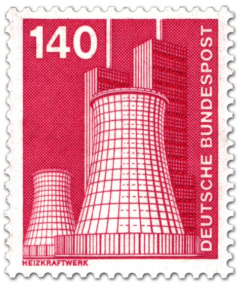 Briefmarke: Heizkraftwerk