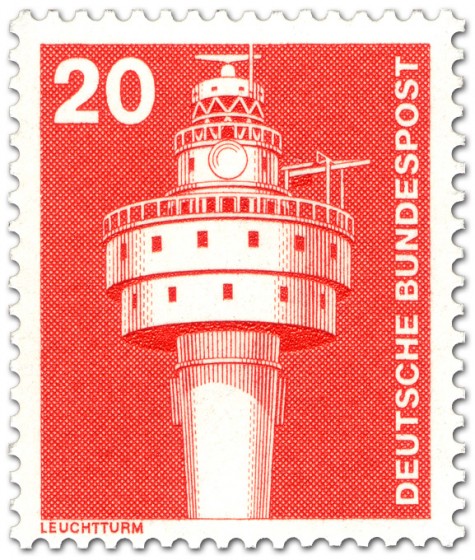 Briefmarke: Leuchtturm 1975