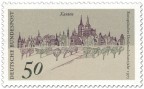 Briefmarke: Stadtansicht von Xanten 