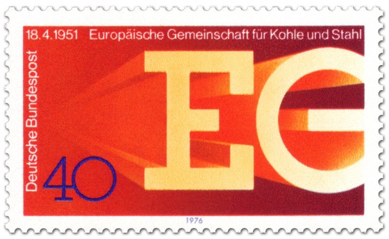 Briefmarke: EGKS: Gemeinschaft für Kohle und Stahl