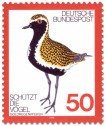 Briefmarke: Goldregenpfeifer (Vogel)