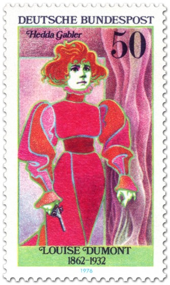 Briefmarke: Louise Dumont (Schauspielerin) Hedda Gabler