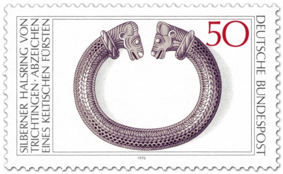 Briefmarke: Silberner Halsring (keltisch)
