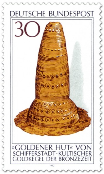 Briefmarke: Goldener Hut (keltisch)