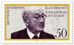 Briefmarke: Jean Monnet - Ehrenbürger Europas