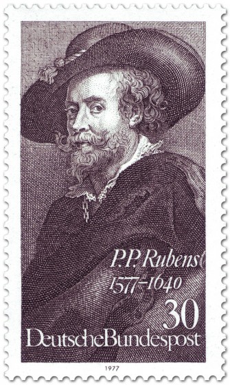 Briefmarke: Peter Paul Rubens Selbstportrait