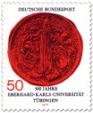 Briefmarke: Siegel der Universität Tübingen